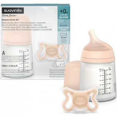 Set Biberon Lactancia+chup -2A2M Light  SUAVINEX