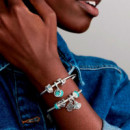 Charm de Clip Pavé Verdeazulado 791817MCZ  PANDORA