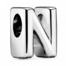 Charm en Plata de Ley Letra N 797468  PANDORA