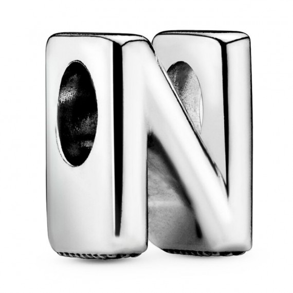 Charm en Plata de Ley Letra N 797468  PANDORA