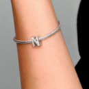 Charm en Plata de Ley Letra N 797468  PANDORA