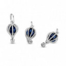 Charm Colgante en Plata de Ley Globo Aeroestático Azul 798064NMB  PANDORA