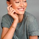 Pulsera Diseño Cadena de Serpiente Broche Corazón en Pavé de PANDORA Moments 568707C00