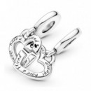 Charm Colgante Hermanas Unidas Corazones Divididos 799538C01  PANDORA