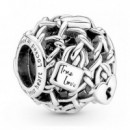 Charm Candado Eslabones Cadena en Filigrana 790071C00  PANDORA