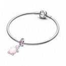 Charm Colgante Tortuga Marina Cristal de Murano Rosa 798939C02  PANDORA