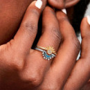 Anillo Luna Celestial Azul 192675C01  PANDORA