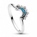Anillo Luna Celestial Azul 192675C01  PANDORA