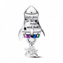 Charm Cohete Amor Espacial 792831C01  PANDORA