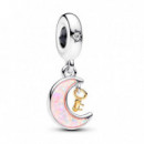 Charm Colgante Luna y Llave en Dos Tonos 762985C01  PANDORA