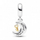 Charm Colgante Luna y Llave en Dos Tonos 762985C01  PANDORA