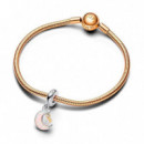Charm Colgante Luna y Llave en Dos Tonos 762985C01  PANDORA