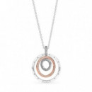 Collar Colgante Círculos en Dos Tonos 389483C01  PANDORA