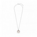 Collar Colgante Círculos en Dos Tonos 389483C01  PANDORA