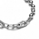 Pulsera de Eslabones Link y Cuentas Metálicas PANDORA Me 592793C00