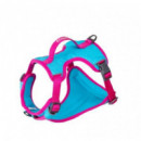 FREEDOG Perro Arnes Cool Pro Tech Fucsia 20 Mm X 38-75 Cm