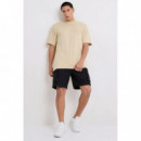 Ck Applique Tee Pale Khaki  CALVIN KLEIN