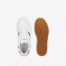Zapatillas de Piel para Hombre T-clip Set de LACOSTE