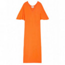 Vestidos Vestido Largo CKS Dusk Bright Orange