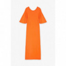 Vestidos Vestido Largo CKS Dusk Bright Orange
