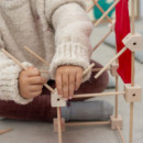 Juego de construcción 42 PIEZAS de madera para niñas y niños MINI TRIGONOS