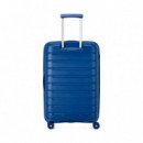 Maleta Mediana RONCATO Butterfly Rígida en Color Azul