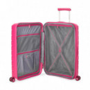 Maleta Mediana RONCATO Butterfly Rígida en Color Magenta