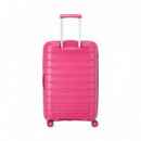 Maleta Mediana RONCATO Butterfly Rígida en Color Magenta
