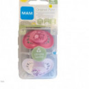 Mam Original Chup Silicona +16 Meses Matt Rosa Pack Doble  MAM BABY