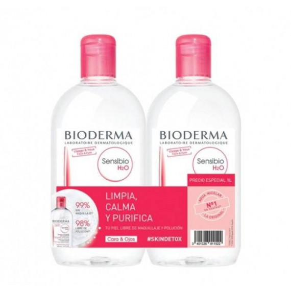 BIODERMA Pack Sensibio H20 500ML+ H20 500ML