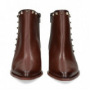 Botin Cowboy Tachas Piel Moka  LODI