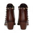 Botin Cowboy Tachas Piel Moka  LODI