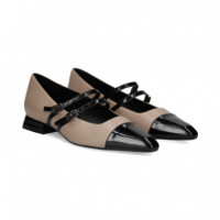 Mercedes Doble Piel Negro+beige  LODI - Guanxe Atlantic Marketplace