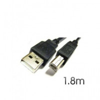 CROMAD Cable USB A-b 1.8MTRS 2.0 Negro