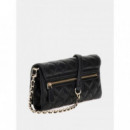 Mini Bandolera Giully Pespunteada de GUESS