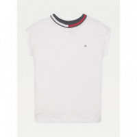 Mesh Knit Top S/s  TOMMY HILFIGER
