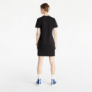 Side Contrast Tape T-shirt Dress Ck Blac  CALVIN KLEIN