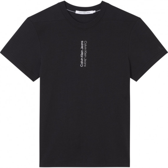Mirror Logo Tee Ck Black  CALVIN KLEIN
