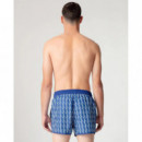 Short Runner Monogram Bold Blue  CALVIN KLEIN
