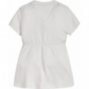 Baby Tommy Pointelle Dress S/s Ancient W  TOMMY HILFIGER