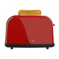 Tostador Vertical Toastin' Time 850 Red  CECOTEC