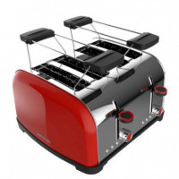 Tostador Vertical Toastin' Time 1700 Double Red  CECOTEC