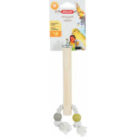 ZOLUX Aves Juguete Percha de Madera con