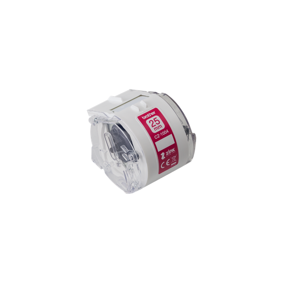 BROTHER Rollo de Cinta Adhesiva Zero CZ1004  Ancho: 25 Mm. Longitud: 5M