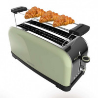 Tostador Vertical Toastin' Time 1500 Green  CECOTEC