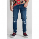 Pantalón Gk Ripperd Slim Fit Jeans Vaquero  GIANNIKAVANAGH