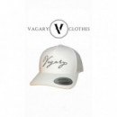 Gorra VAGARY Letras Blanco