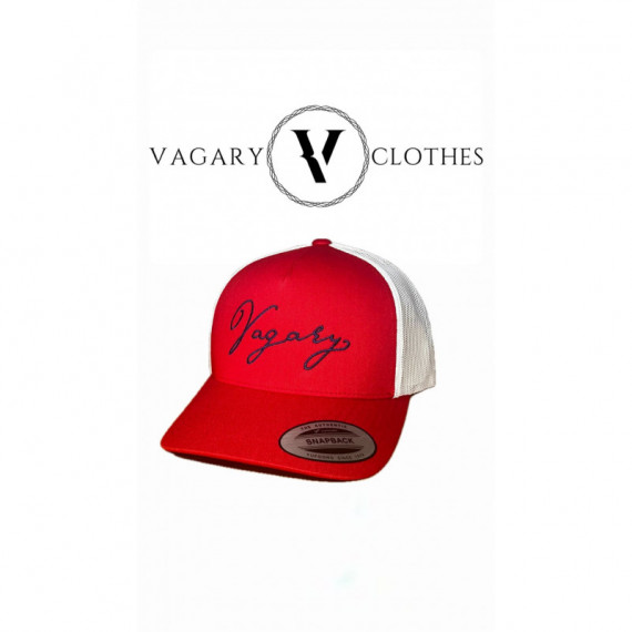 Gorra VAGARY Letras Rojo