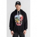 Suéter Gk Alien Hoodie Negro  GIANNIKAVANAGH