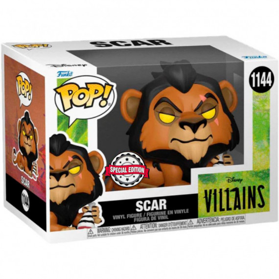 FUNKO Pop Disney Villains el Rey Leon Scar Exclusive